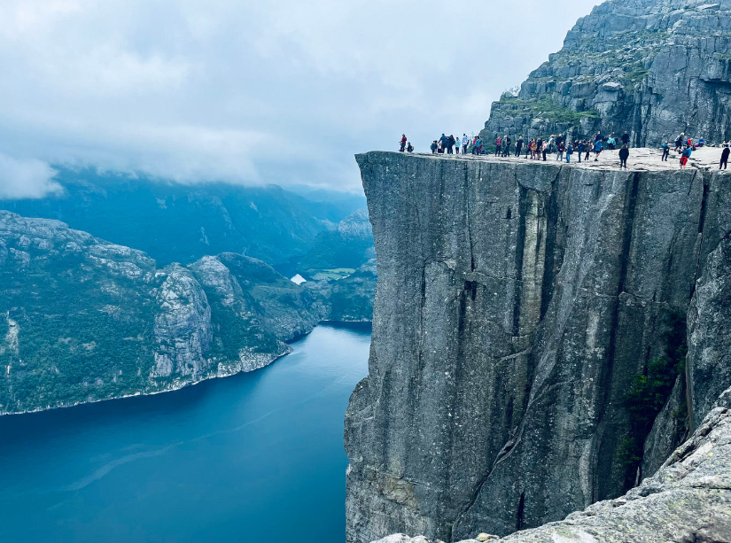 Preikestolen (Pulpit Rock), Ryfylke, near Stavanger, Norway